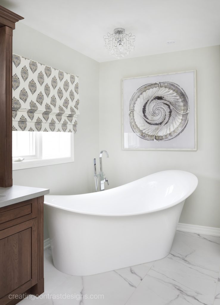 Benjamin Moore gray owl bathroom