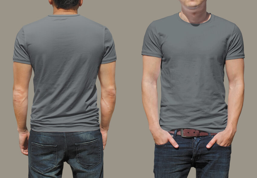Man wearing an undershirt showing when to wear one