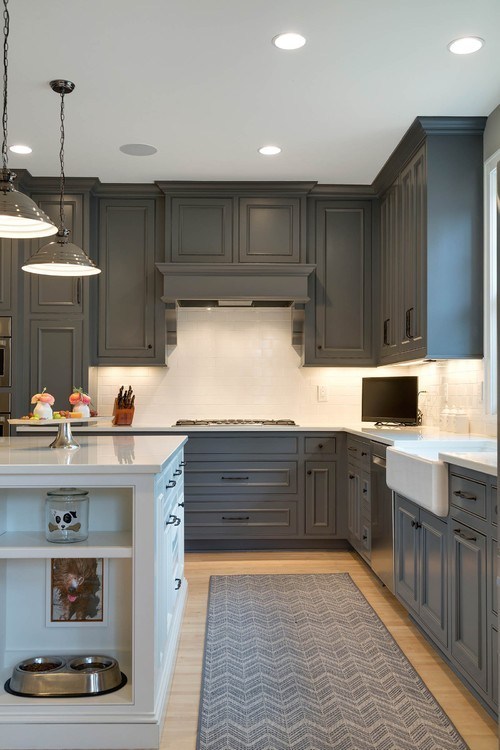 Kendall Charcoal kitchen cabinets