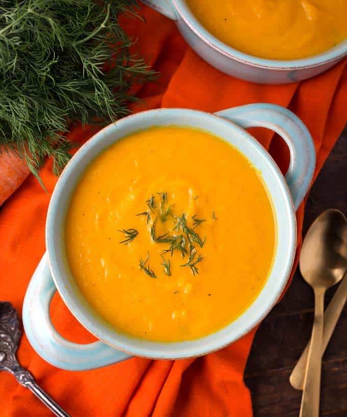 instant pot carrot soup