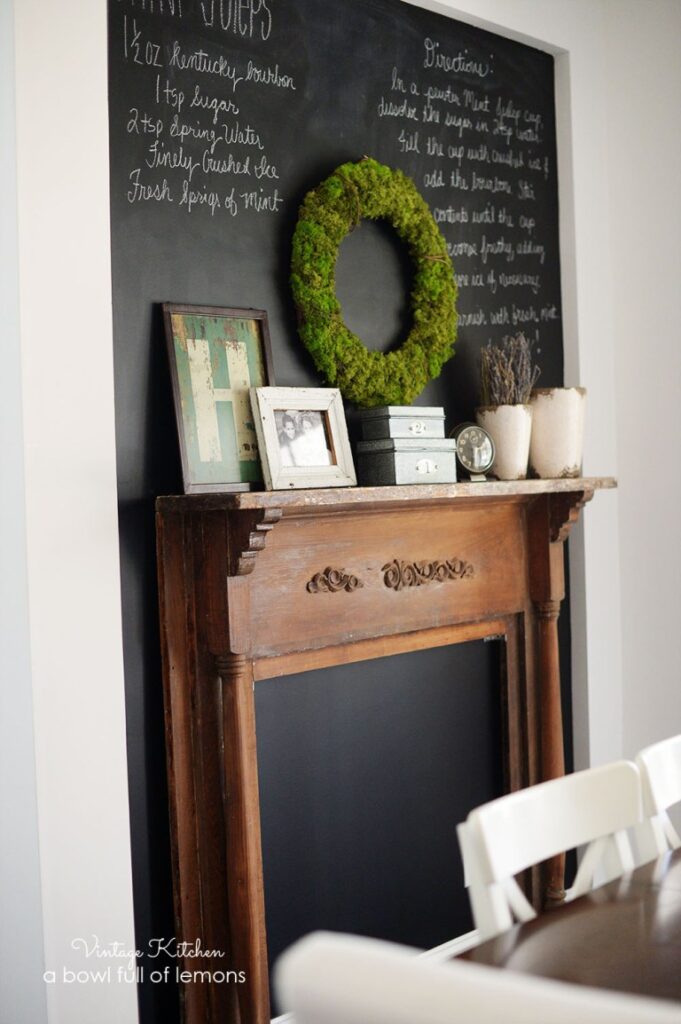 farmhouse faux mantle