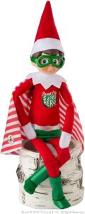 Elf on the Shelf superhero outfit